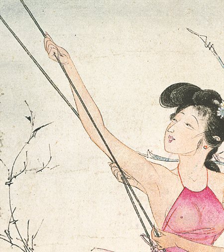 高陵县-胡也佛的仕女画和最知名的金瓶梅秘戏图